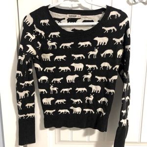 Fall sweater !! Animal pattern